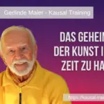 Das Geheimnis der Kunst immer Zeit zu haben
