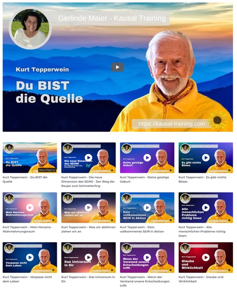 Videos: Kurt Tepperwein - Perlen der Weisheit