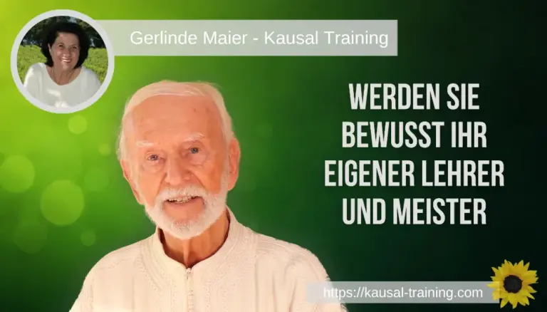 Werden Sie bewusst Ihr eigener Lehrer und Meister