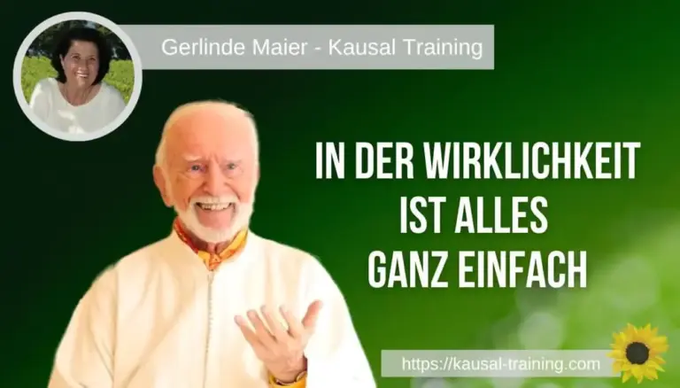 Titelbild „In der Wirklichkeit ist alles ganz einfach“: Kurt Tepperwein vor dunkelgrünem Hintergrund, oben links ein Porträt von Gerlinde Maier