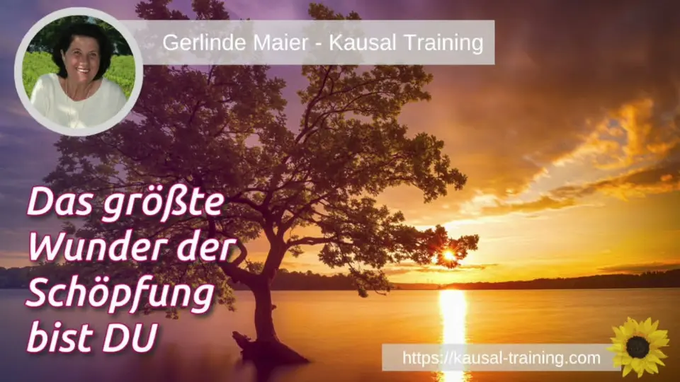 Meditation  -  Das grösste Wunder der Schöpfung bist DU